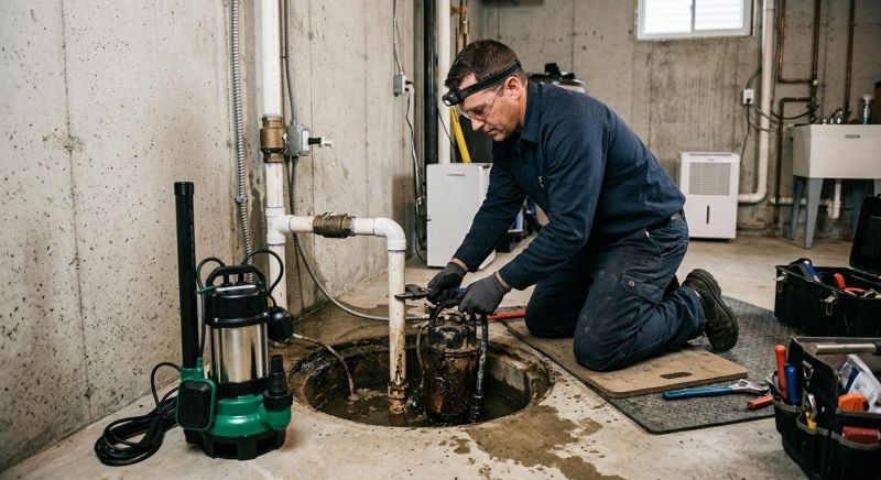 Drainage Pump Installation in Des Moines, IA