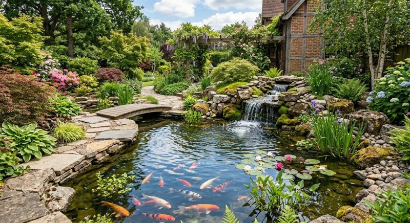 Garden Pond Installation in Ventura County, CA